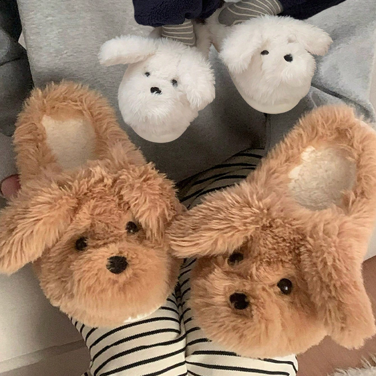 Women'S Shoes For Fall - Women House Fur Slippers Casual Cute