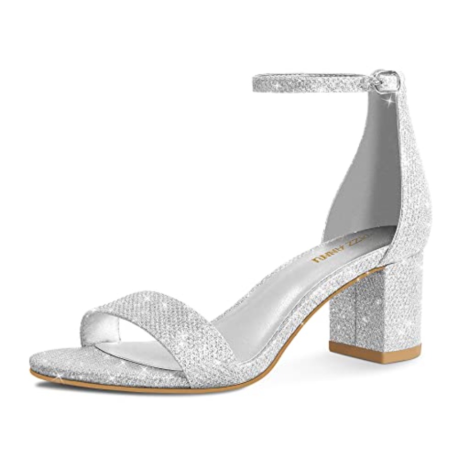 Low Block Heel Pump - PIZZ ANNU Women's Low Block Chunky