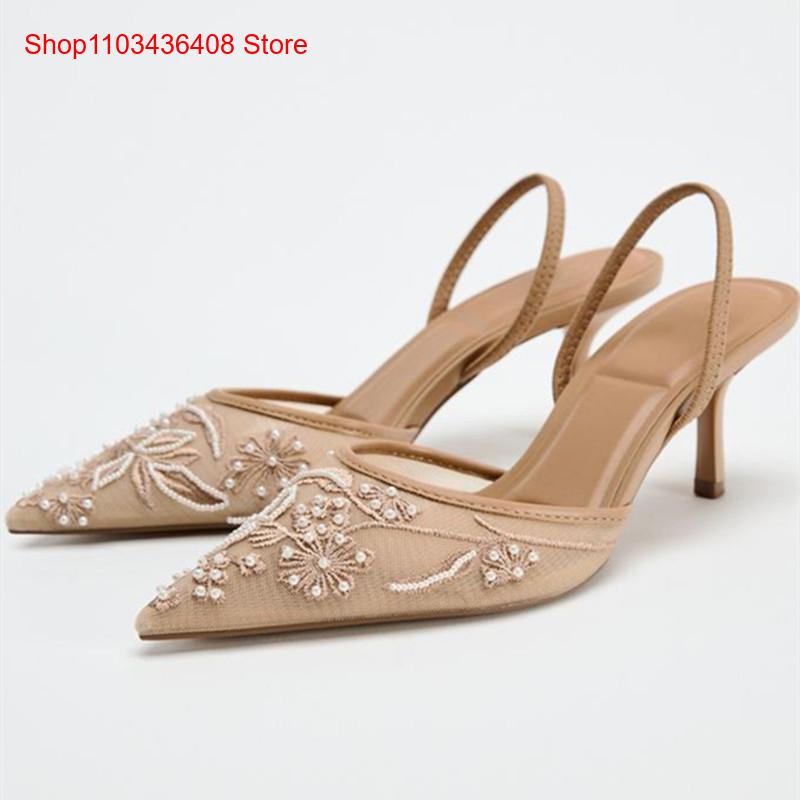 Summer and Autumn Pointed Fine - Women Shoes Luxury Brand บทวิจารณ์และราคา