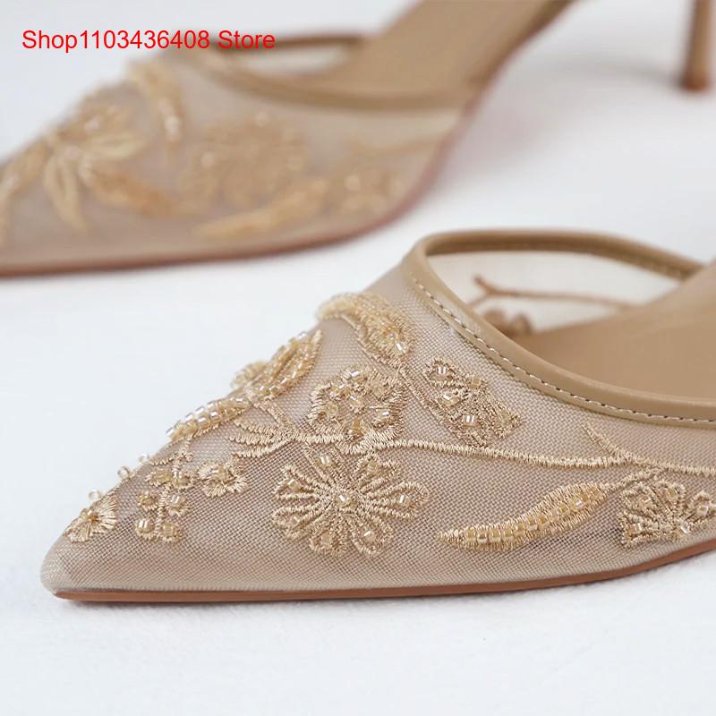 Summer and Autumn Pointed Fine - Women Shoes Luxury Brand บทวิจารณ์และราคา