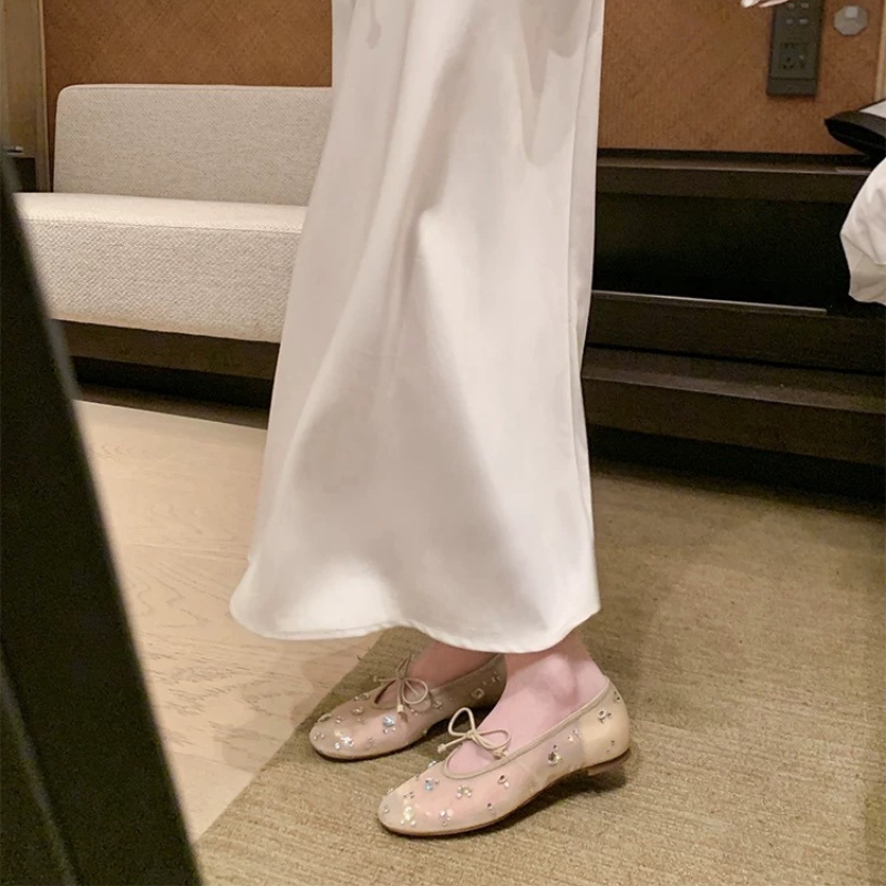 Diamond Luxury Mesh Mules Sand - Mule Slip On บทวิจารณ์และราคา