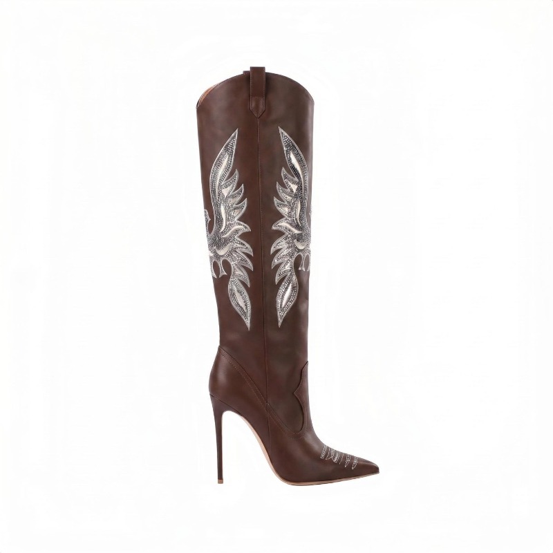 European and American Women's  - Western Cowgirl Boot บทวิจารณ์และราคา