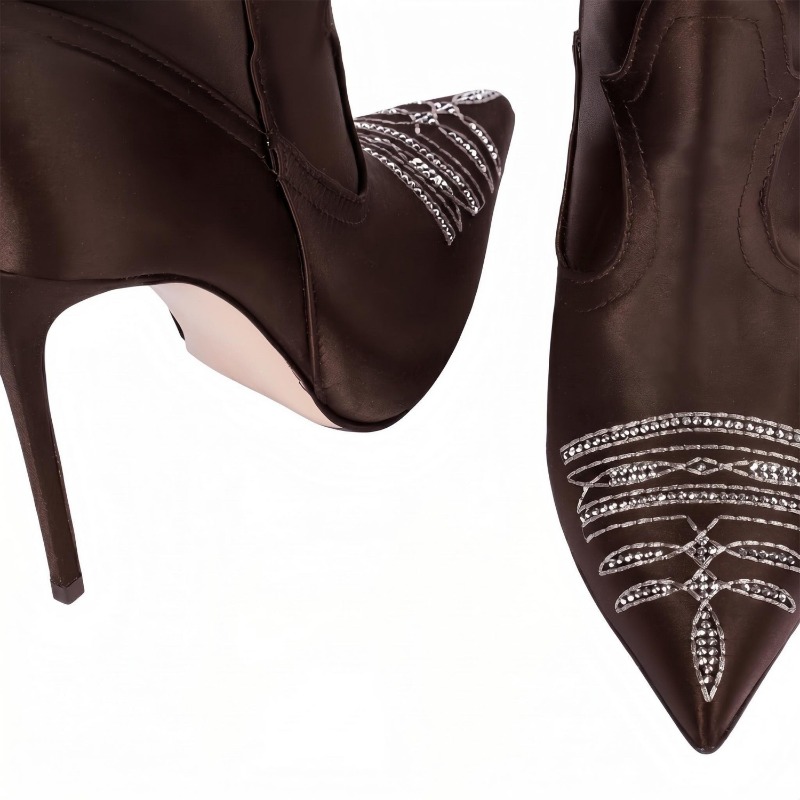 European and American Women's  - Western Cowgirl Boot บทวิจารณ์และราคา
