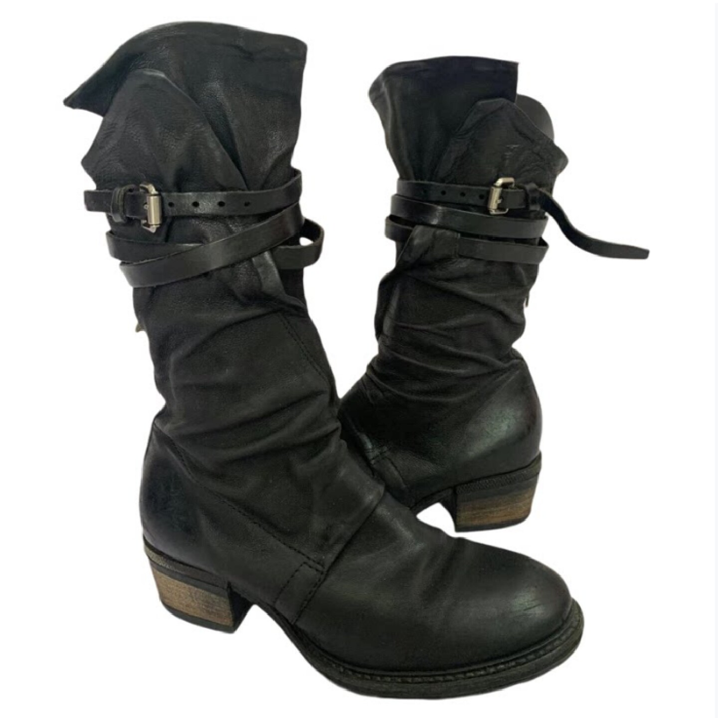 Women's Fashion Suede Leather  - Western Cowgirl Boot บทวิจารณ์และราคา