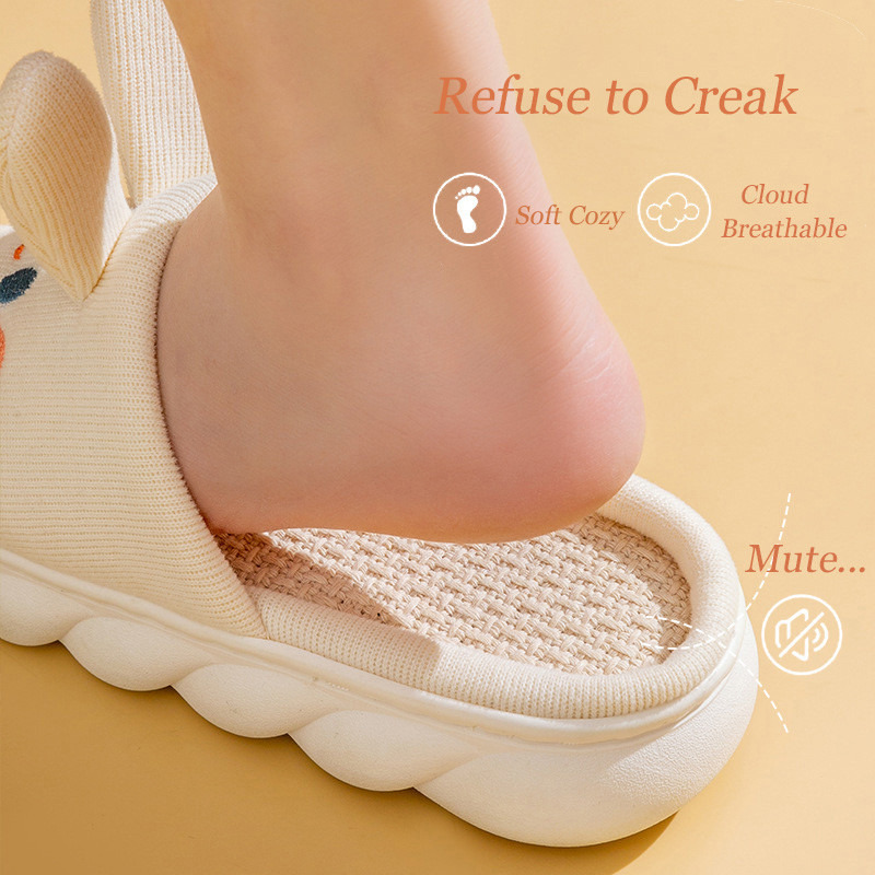 Home Linen Slipper for Women C - Women Shoes Black บทวิจารณ์และราคา