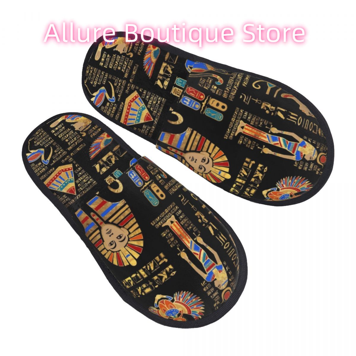 Egyptian Hieroglyphs And Deiti - Women Shoes Egypt บทวิจารณ์และราคา