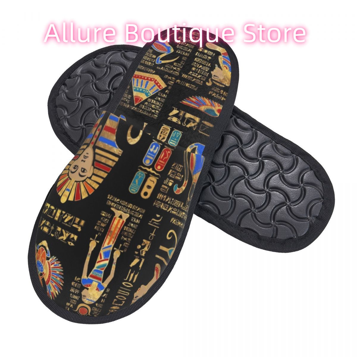 Egyptian Hieroglyphs And Deiti - Women Shoes Egypt บทวิจารณ์และราคา