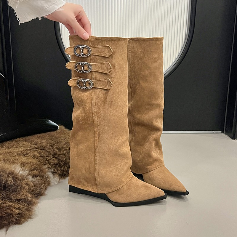 Western Cowboy Pointed Toe Boo - Western Cowgirl Boot บทวิจารณ์และราคา