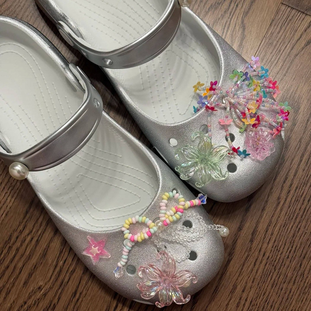 Summer New Silver Slip-on Clog - Mule Slip On บทวิจารณ์และราคา