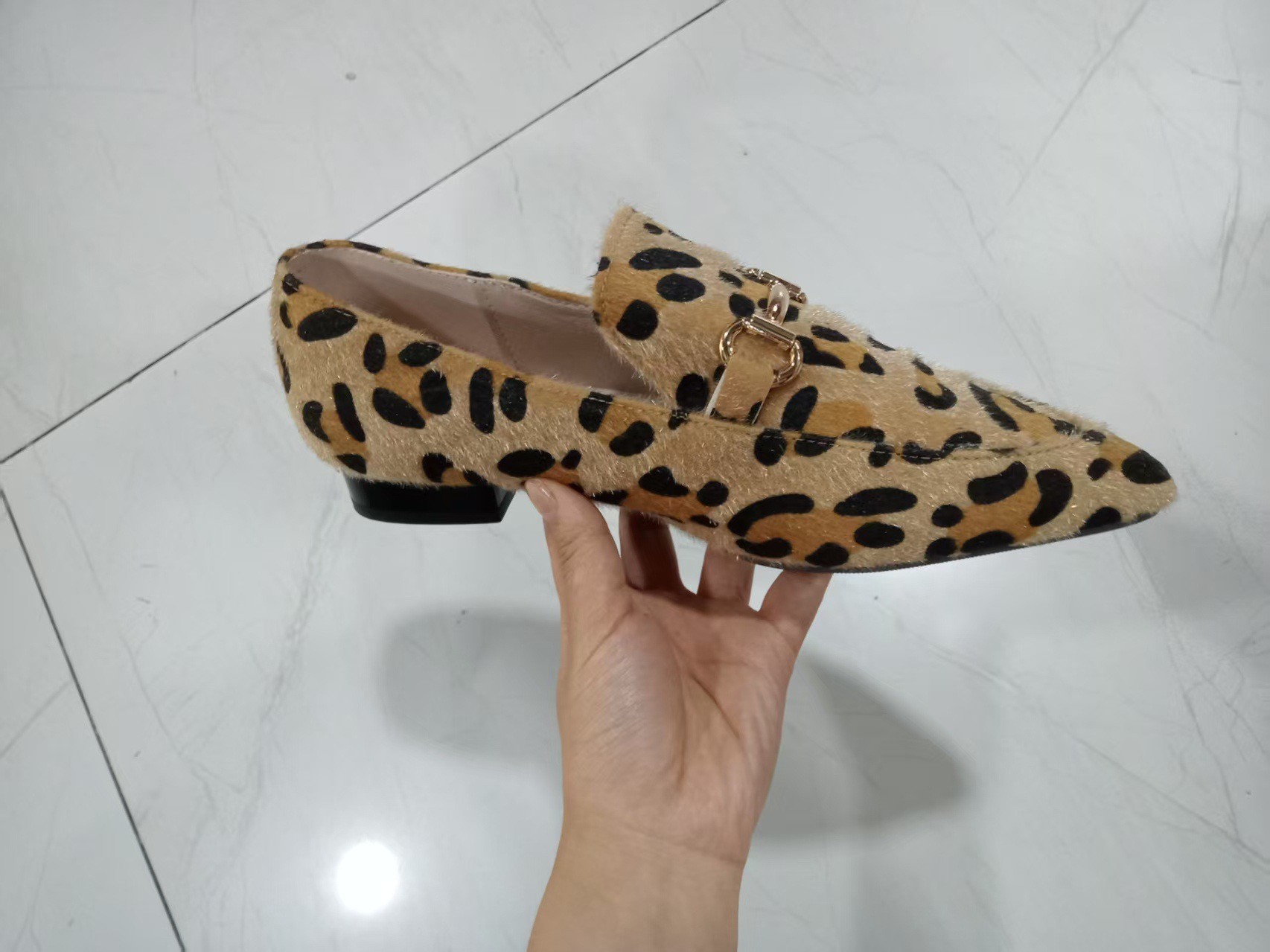 Large Size 40-43 Leopard Print - Mule Slip On บทวิจารณ์และราคา