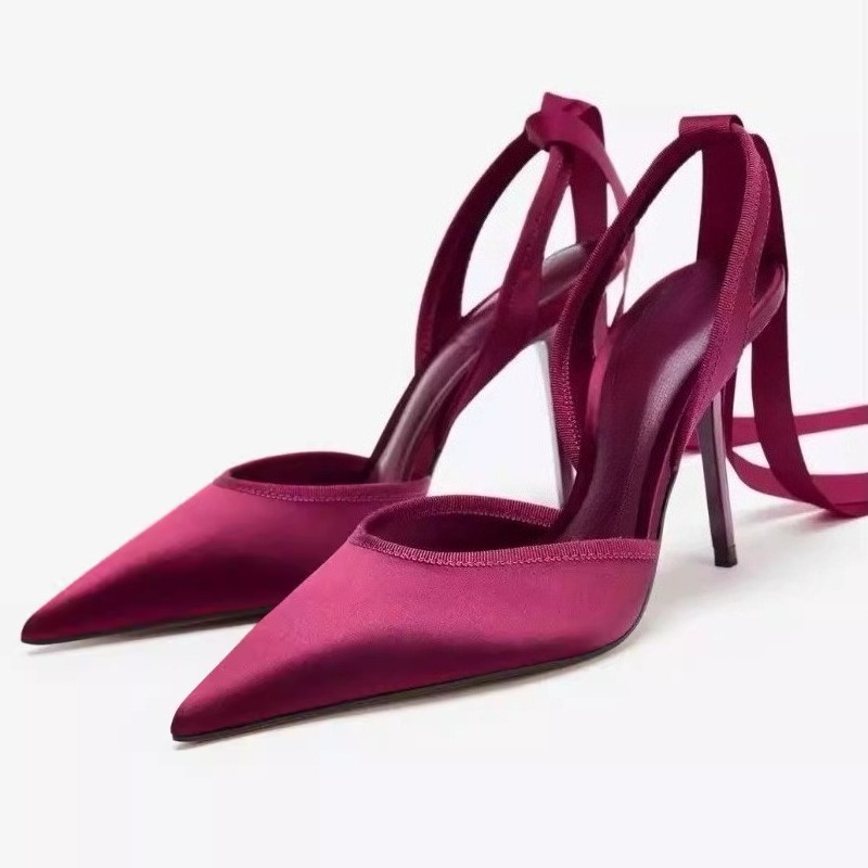 Snake Satin Ankle Strap Luxury - Women Shoes Luxury Brand บทวิจารณ์และราคา