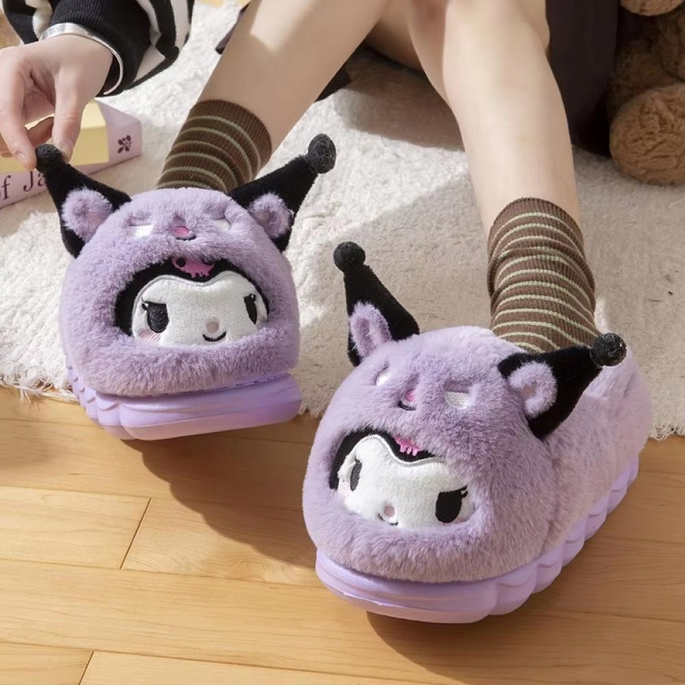 Anime Winter Plush Slippers Ku - Women'S Shoes For Fall บทวิจารณ์และราคา