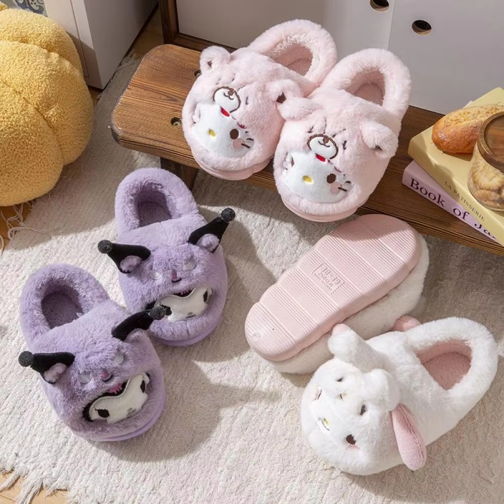 Anime Winter Plush Slippers Ku - Women'S Shoes For Fall บทวิจารณ์และราคา