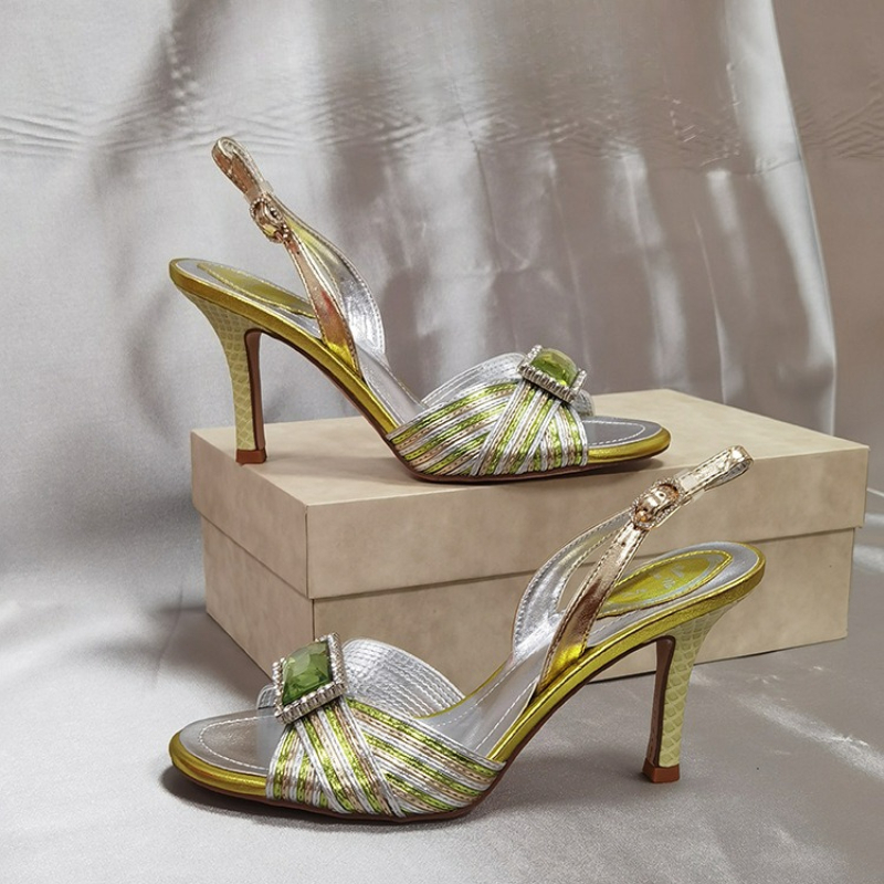 Luxury Rhinestone Brand High H - Women Shoes Luxury Brand บทวิจารณ์และราคา