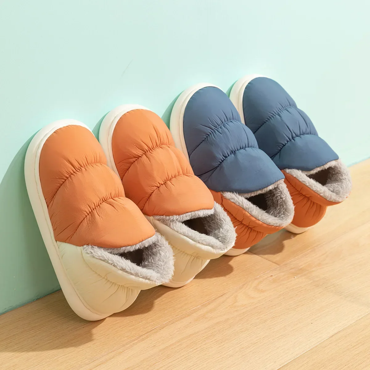 Women Men Slippers Winter Down - Women'S Shoes For Fall บทวิจารณ์และราคา