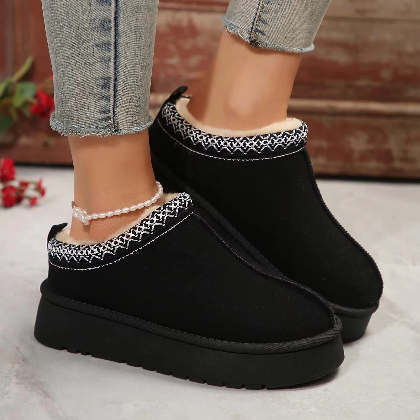 Designer Winter Platform Slipp - Women Shoes Luxury Brand บทวิจารณ์และราคา
