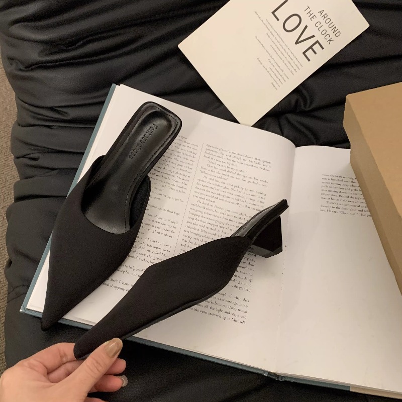 New Luxury Pointed Toe Women M - Mule Slip On บทวิจารณ์และราคา
