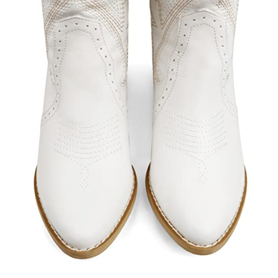 Zzheels Women Mid-calf Cowboy  - Western Cowgirl Boot บทวิจารณ์และราคา