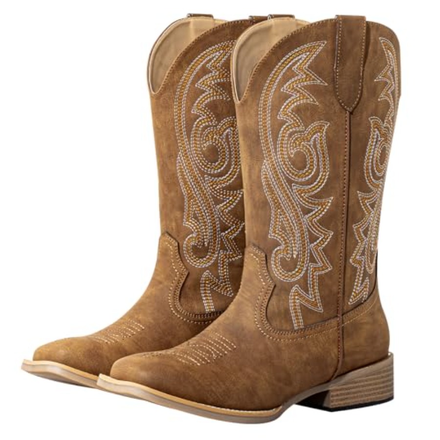 SheSole Extra Wide Calf Cowboy - Western Cowgirl Boot บทวิจารณ์และราคา