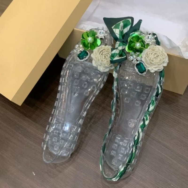 New Style Square-toe Open-toe  - Mule Slip On บทวิจารณ์และราคา