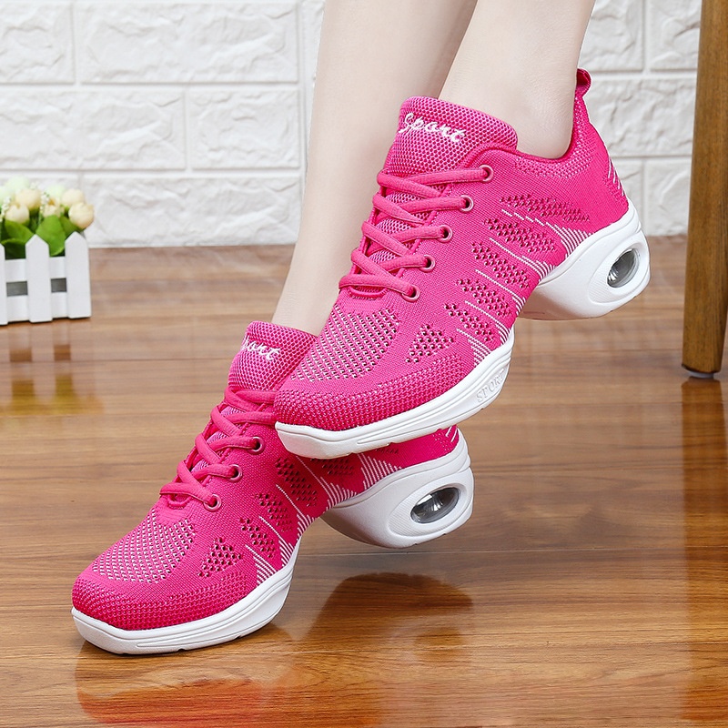 Women's Breathable Mesh Dance  - Women'S Zumba Shoes บทวิจารณ์และราคา