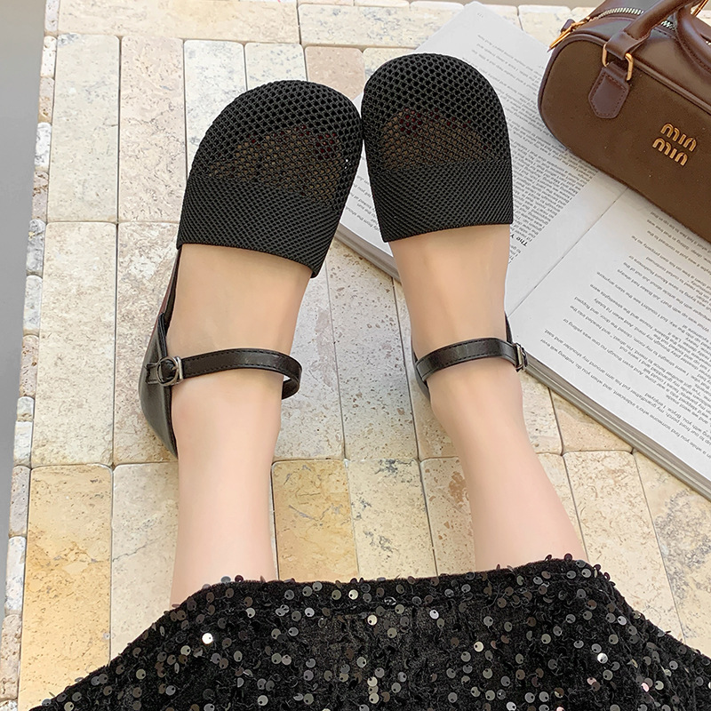 2025 New Spring Summer Mesh Sa - Women Shoes Black บทวิจารณ์และราคา