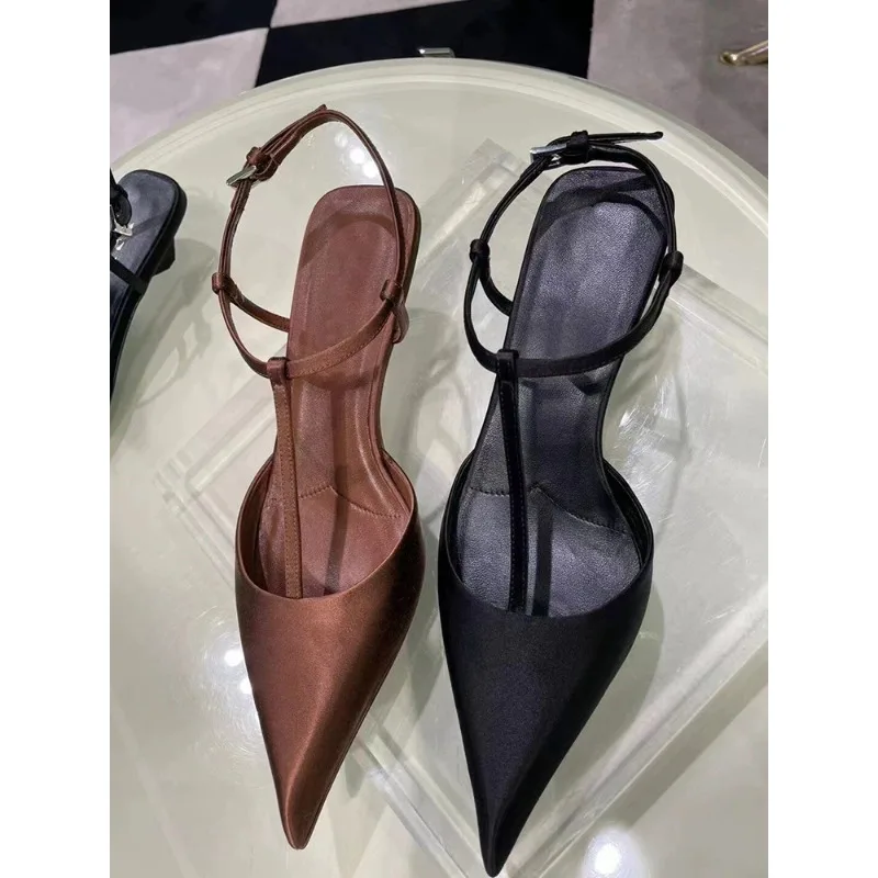 Shoes for Women Sexy Pointed T - Mule Slip On บทวิจารณ์และราคา