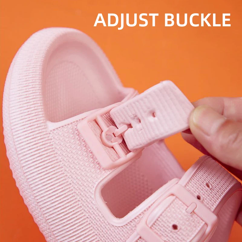 Fashion Buckle Thick Platform  - Mule Slip On บทวิจารณ์และราคา