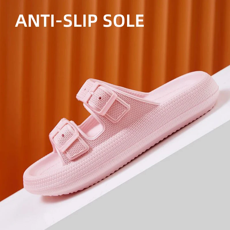 Fashion Buckle Thick Platform  - Mule Slip On บทวิจารณ์และราคา
