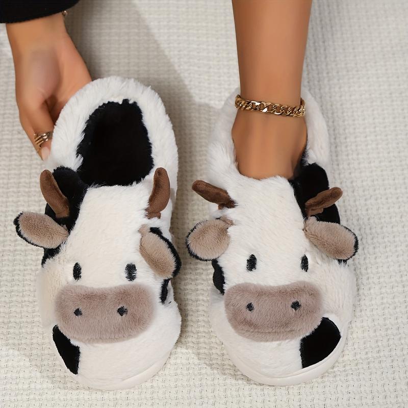 Soft Cow Slippers for Women -  - Women'S Shoes For Fall บทวิจารณ์และราคา