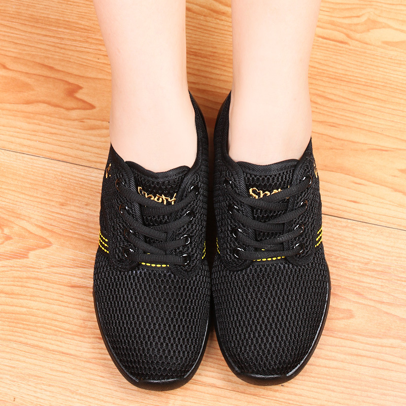 Women Breathable Mesh Lace Up  - Women'S Zumba Shoes บทวิจารณ์และราคา