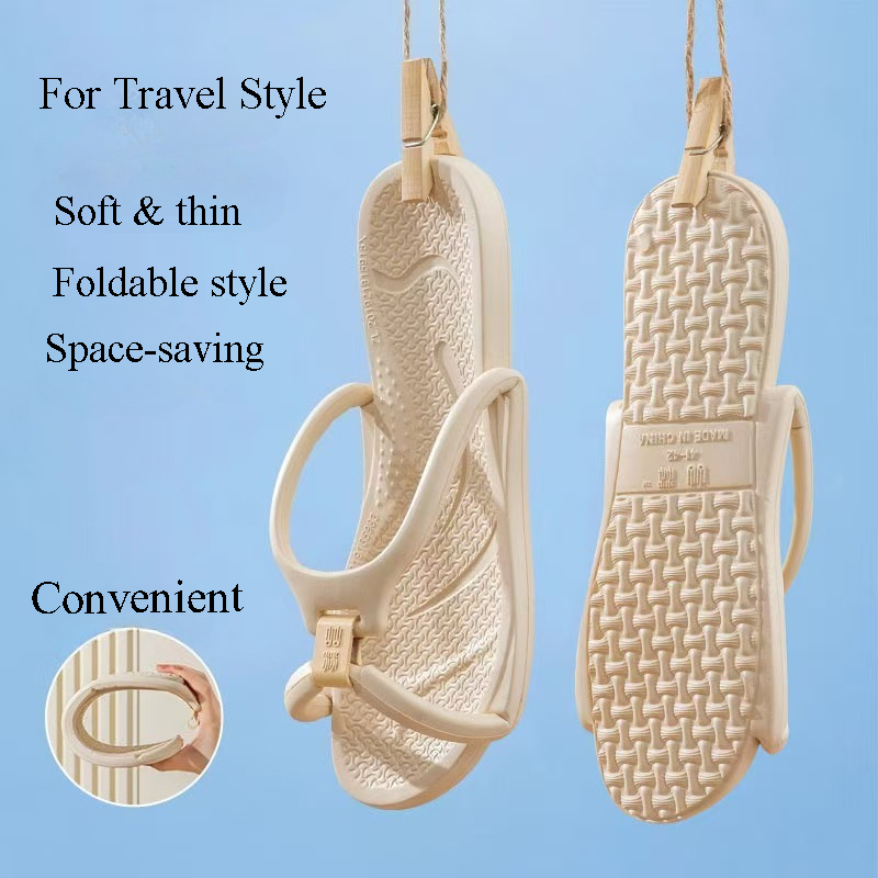 Foldable Travel Slippers Unise - Mule Slip On บทวิจารณ์และราคา