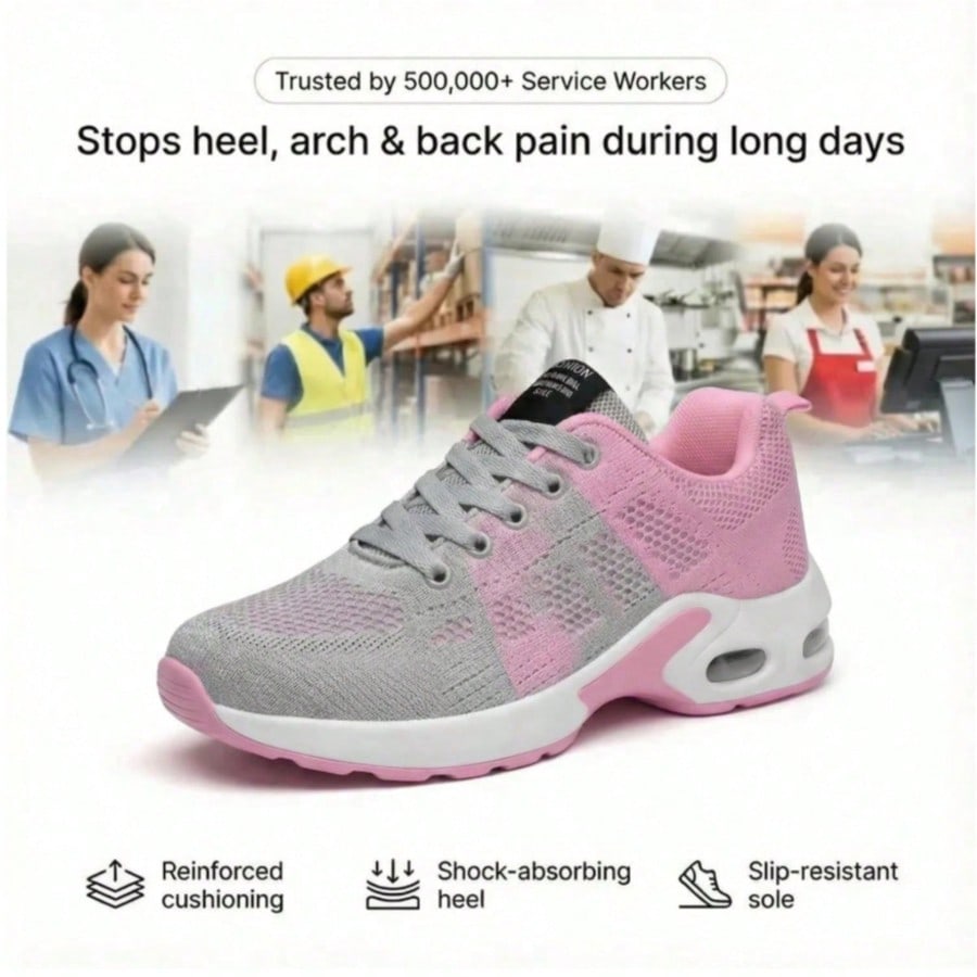 Arch Support Wide Toe Box Anti - Women'S Shoes For Standing All Day บทวิจารณ์และราคา
