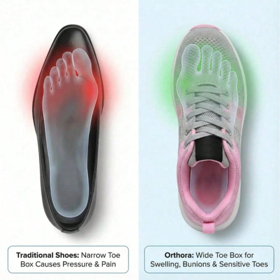 Arch Support Wide Toe Box Anti - Women'S Shoes For Standing All Day บทวิจารณ์และราคา
