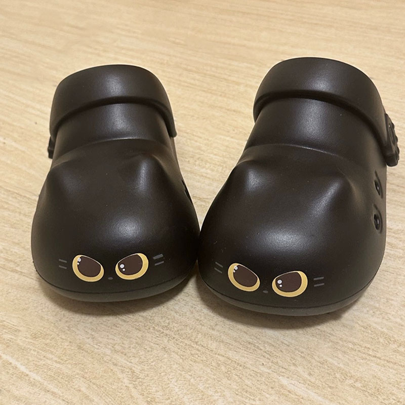 New creative black cat slipper - Women Shoes Black บทวิจารณ์และราคา