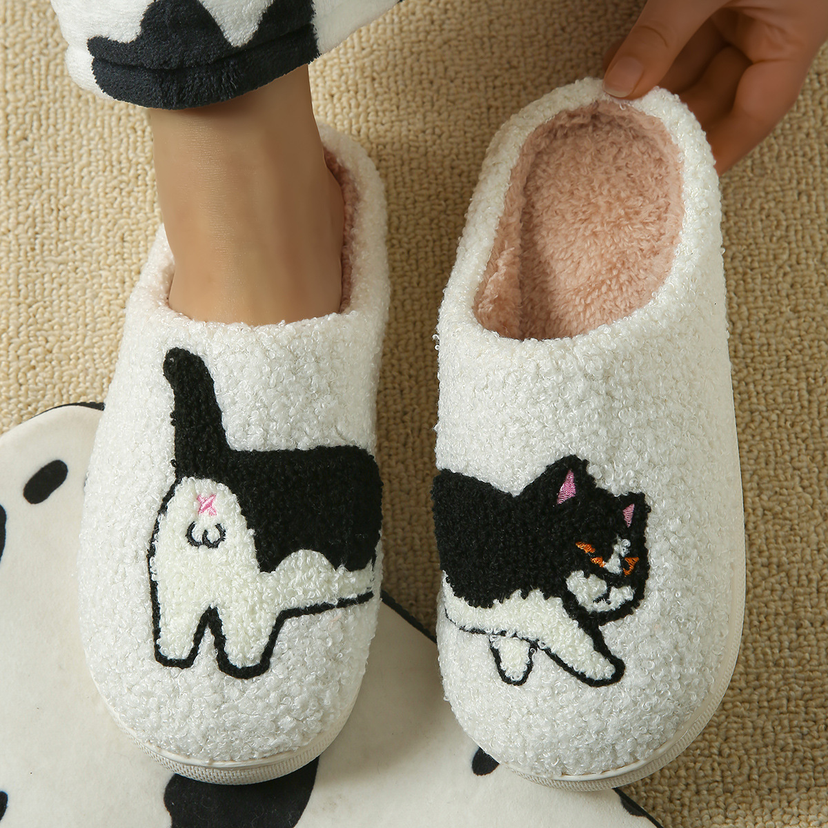 Winter Plush Cute Dachshund Em - Women'S Shoes For Fall บทวิจารณ์และราคา