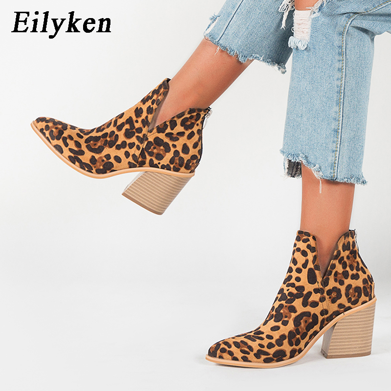 Eilyken Autumn Winter Casual W - Western Cowgirl Boot บทวิจารณ์และราคา