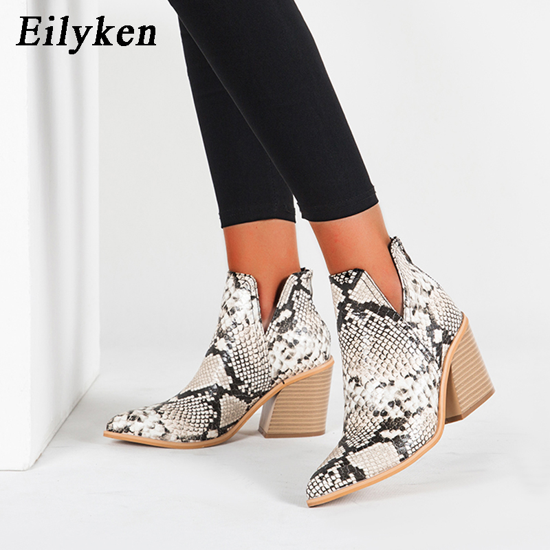 Eilyken Autumn Winter Casual W - Western Cowgirl Boot บทวิจารณ์และราคา