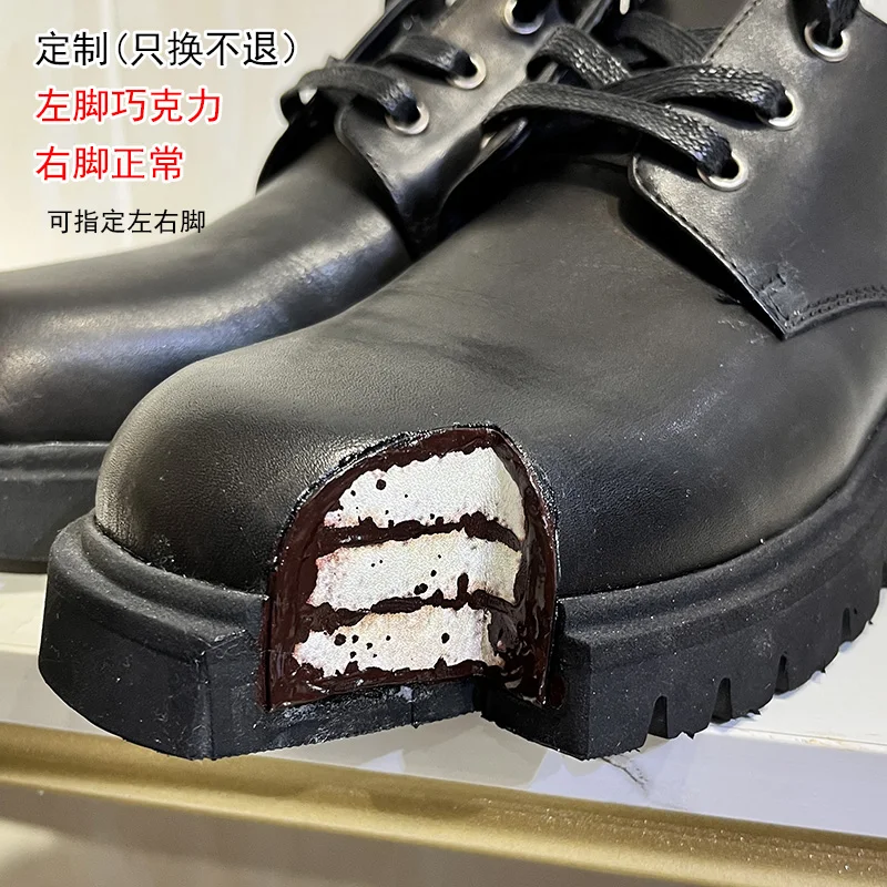 Cake Thick Bottom Derby Shoes  - Women Shoes Black บทวิจารณ์และราคา